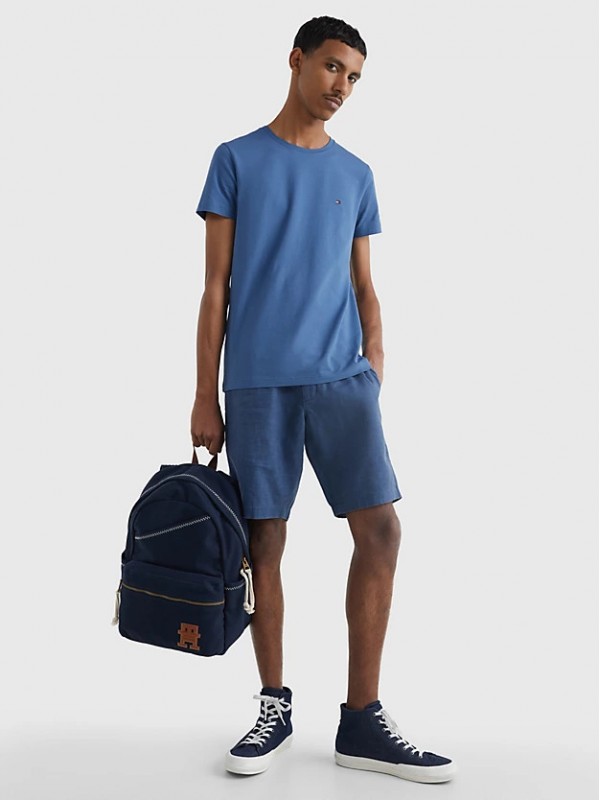 Tommy Hilfiger Extra Slim Fit T Shirt In Blue Coast Style MW0MW10800 DBX